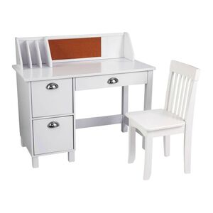 Kidkraft Study Desk with Chair White