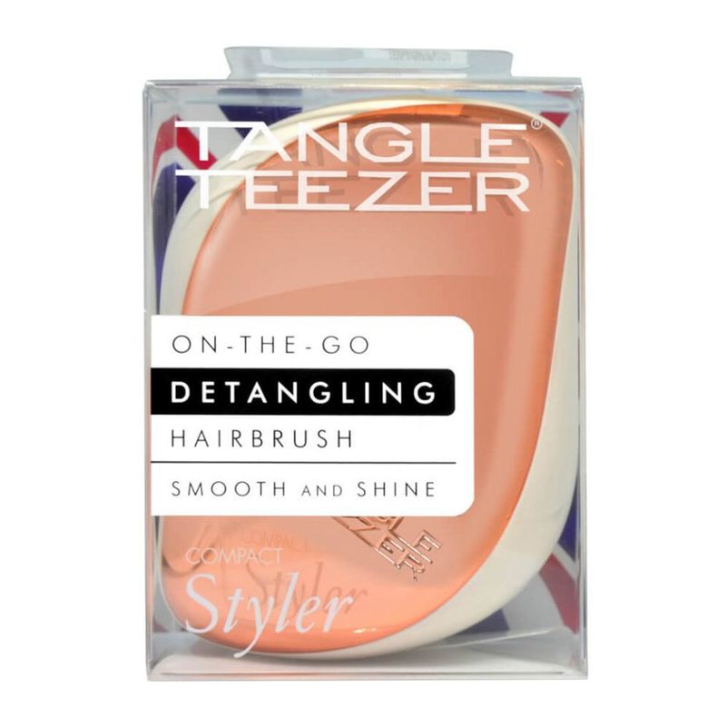 Tangle Teezer Compact Styler Hair Brush - Rose Gold/Cream