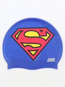 Zoggs Superman Silicone Cap Blue