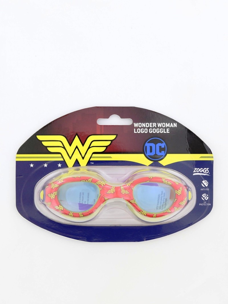 Zoggs Junior One Piece Wonder Woman Goggle Red/Blue