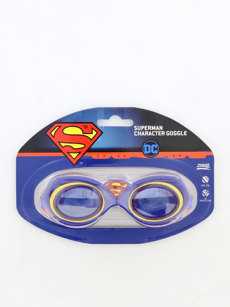 Zoggs Junior Character Superman Goggle Blue/Red
