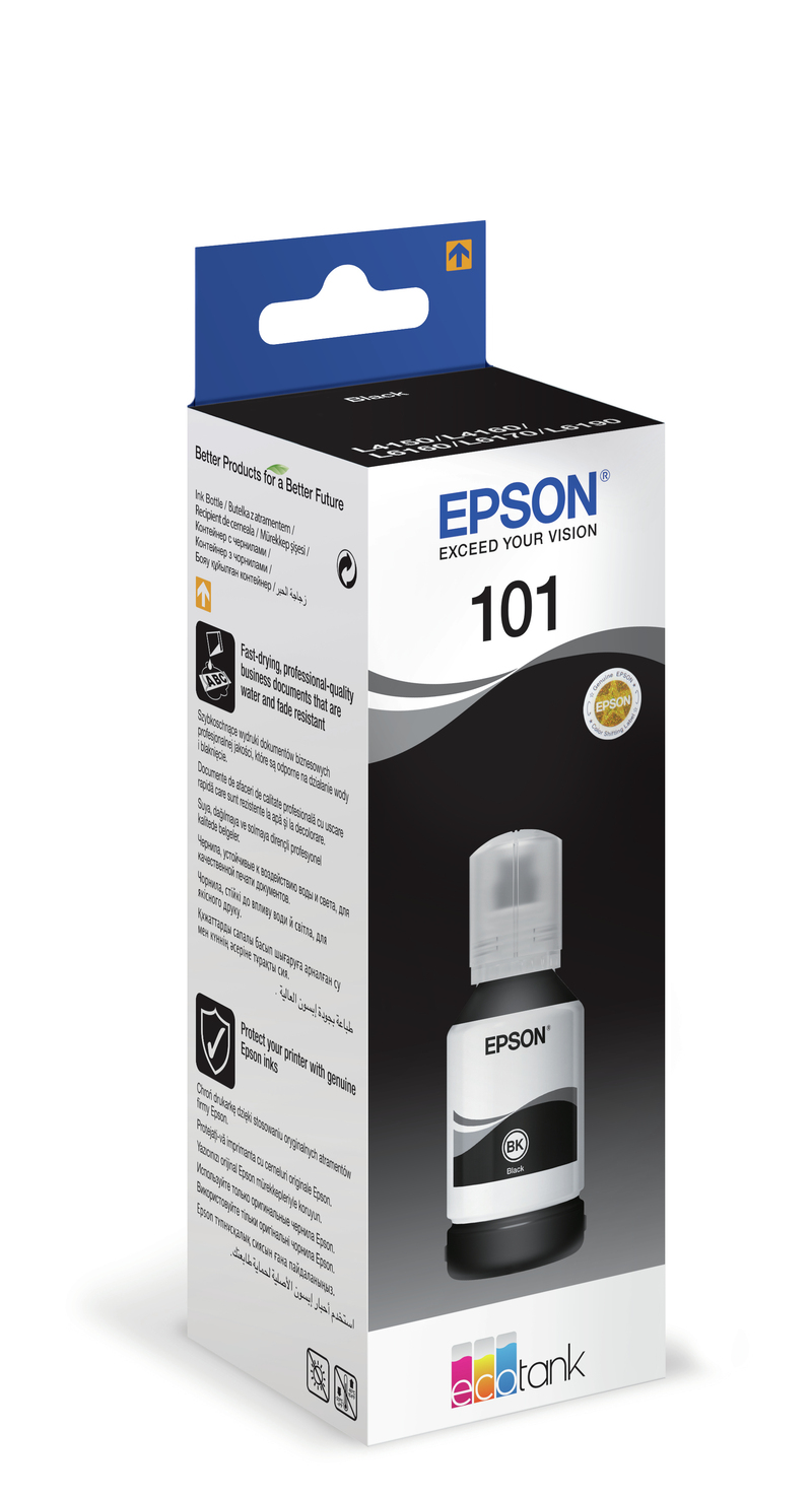 Epson C13T03V14A 101 EcoTank Black Ink Bottle
