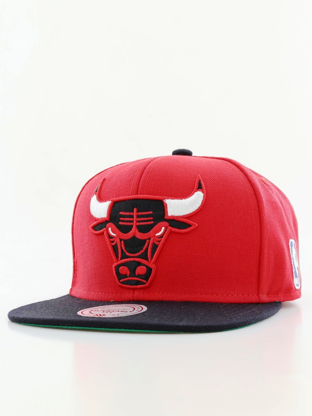 Mitchell & Ness Chicago Bulls XL Logo 2 Tone Snapback Men's Cap Red