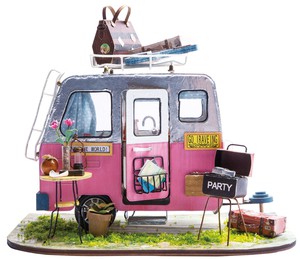 Robotime DIY Mini Dollhouse Happy Camper