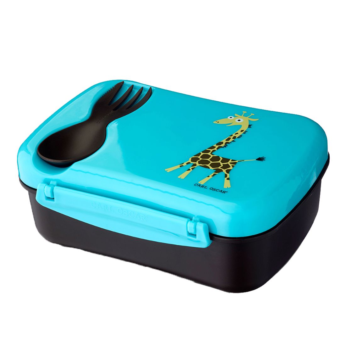 Carl Oscar Giraffe/Turquoise Lunch Box 0.6L