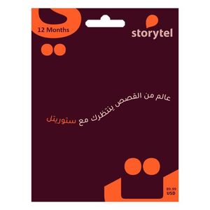 Storytel Subscription - 12 Month (Digital Code)
