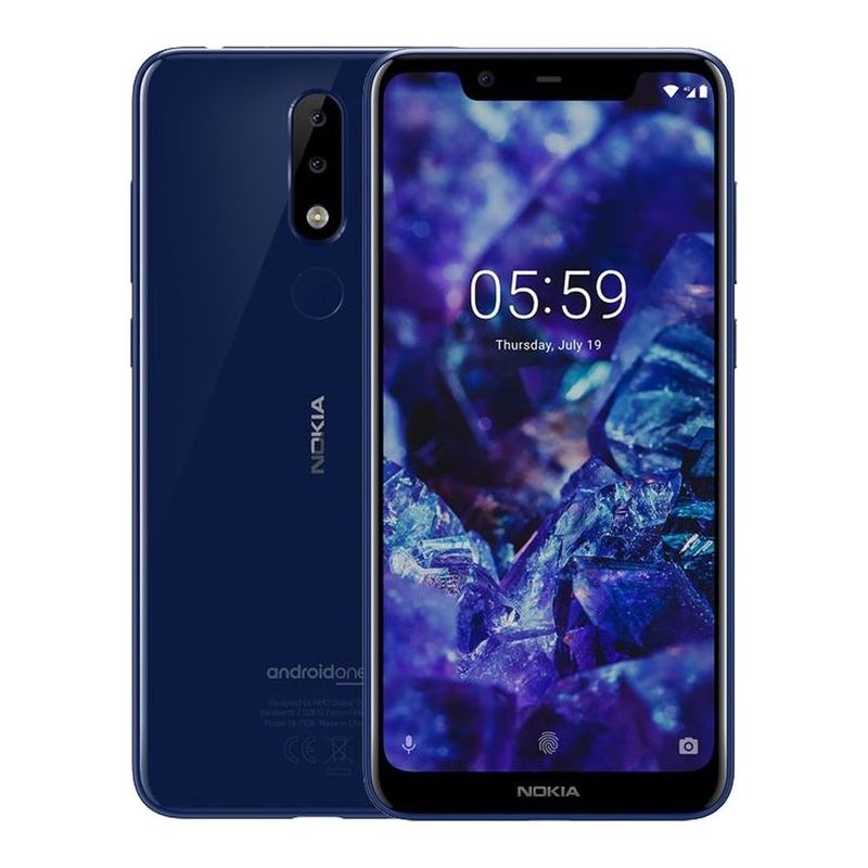 Nokia 5.1 TA-1075 Smartphone Blue 16GB/2GB RAM/Full HD 5.5 IPS Display/Android 8.0