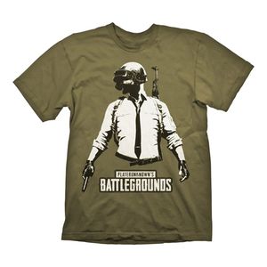 Playerunknown's Battlegrounds Stencil Guy Men's T-Shirt Grey