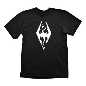 Skyrim Dragon Symbol Men's T-Shirt Black