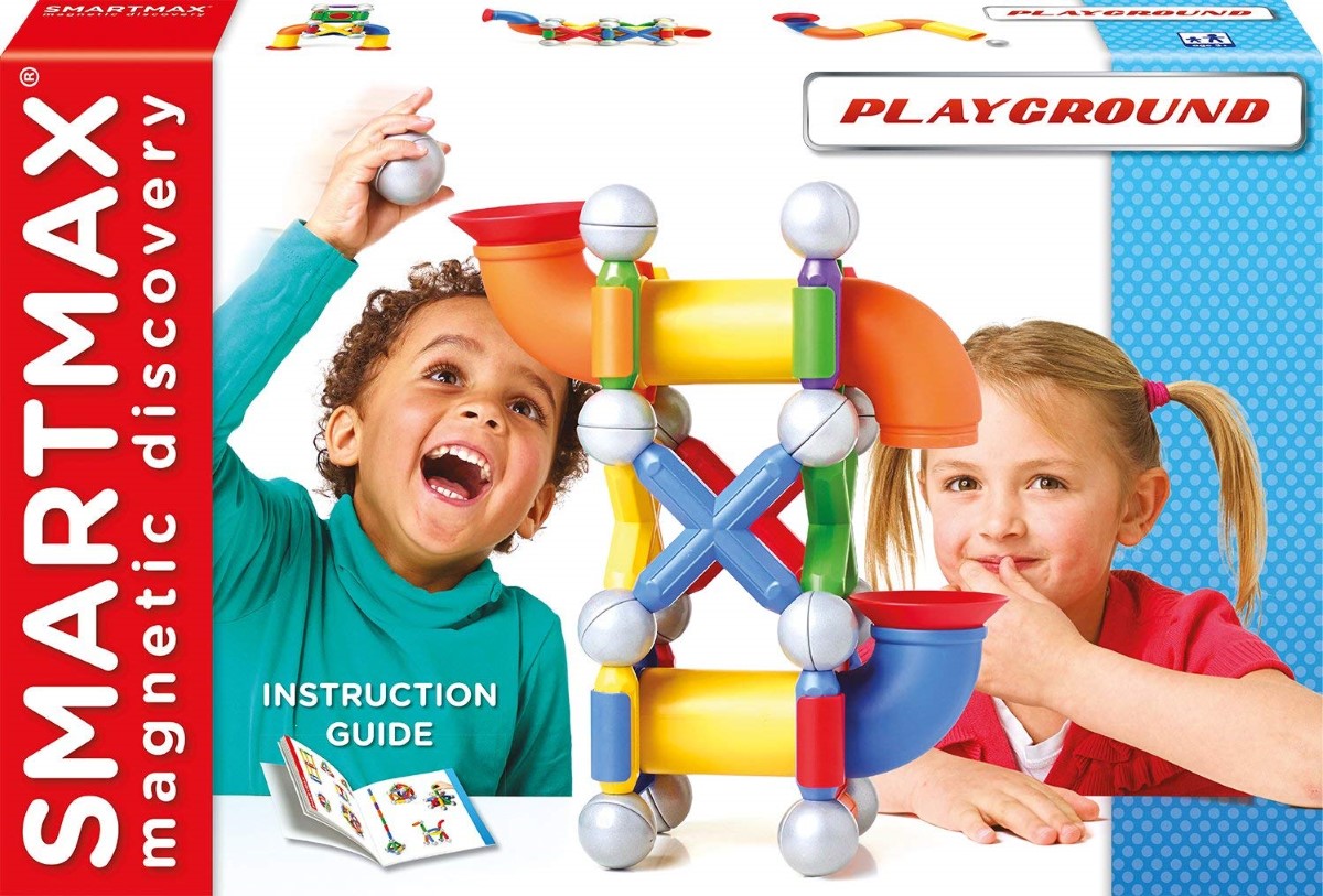 Smartmax Play Ball Run Fun Playground XL Magnetic Building Set (46 Pcs)