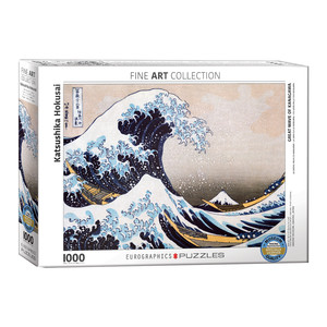 Eurographics Great Wave of Kanagawa by Katsushika Hokusai Jigsaw Puzzle (1000 Piece)
