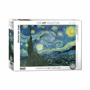 Eurographics Starry Night by Vincent Van Gogh Jigsaw Puzzle (1000 Pieces)