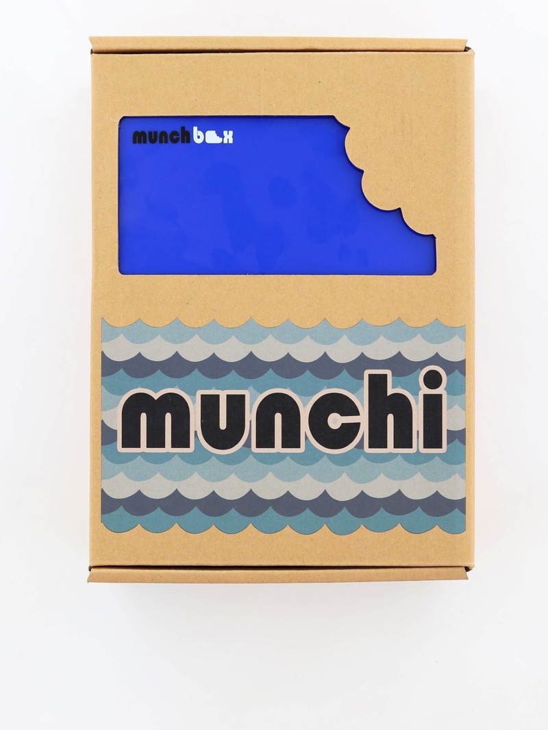 Munchbox Munchi Snack Lunchbox Seaside Blue