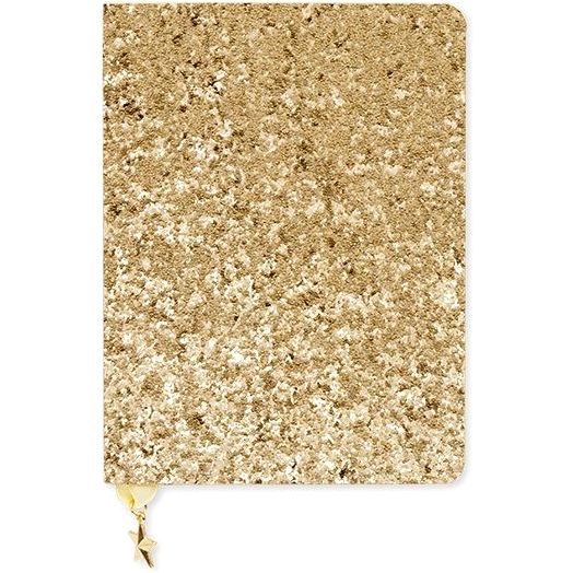 Go Stationery Sequin Gold All That Glitters Journal