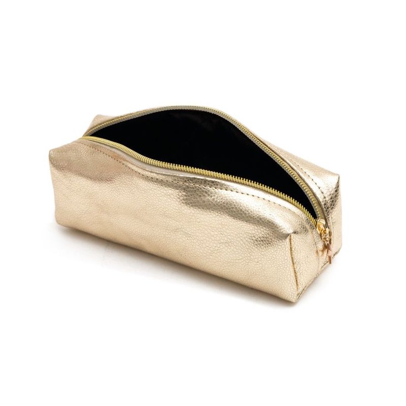 Go Stationery Metallic Light Gold All That Glitters Pencil Case