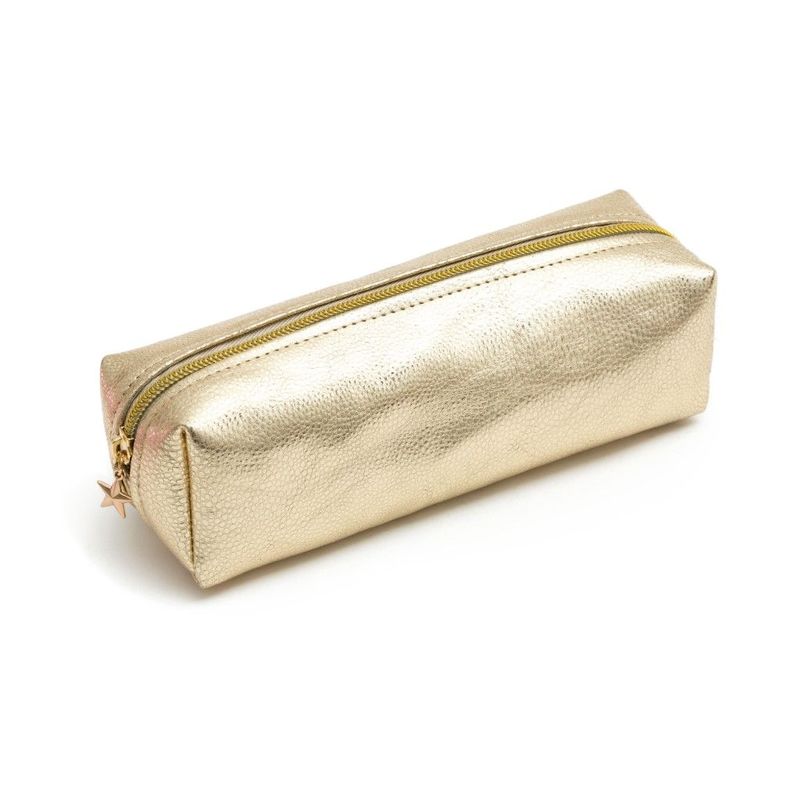 Go Stationery Metallic Light Gold All That Glitters Pencil Case