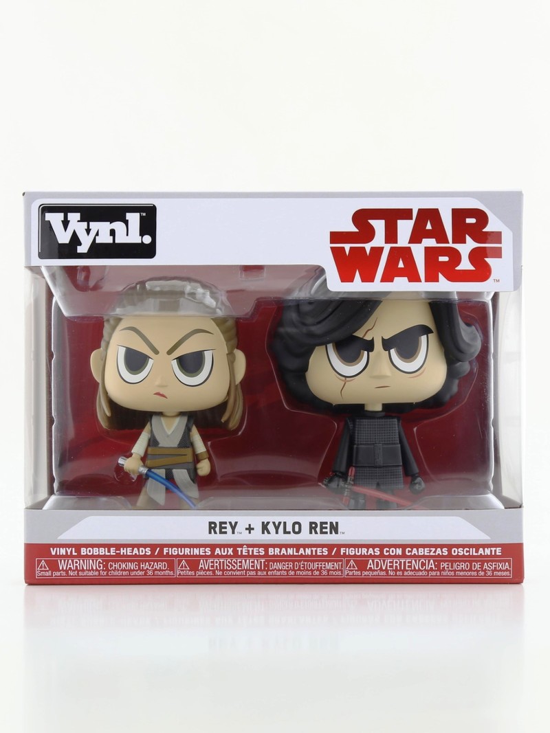 Funko Pop Star Wars Rey & Kylo Ren Vinyl Figures (2 Pack)