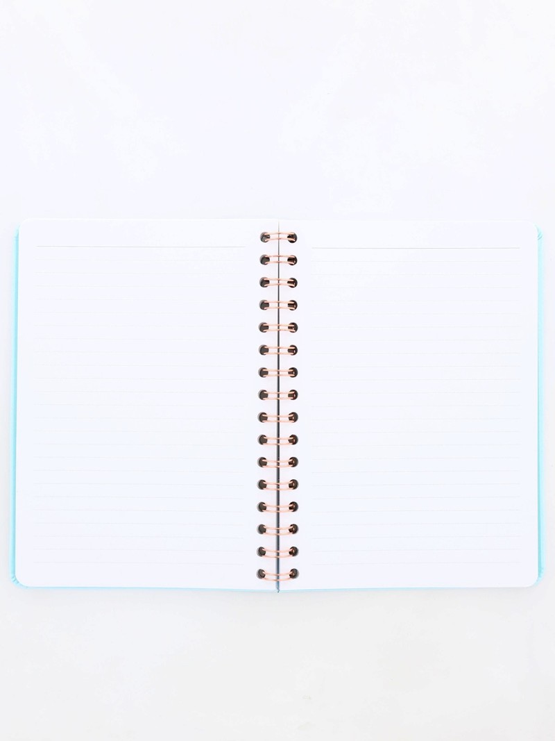 Kikki.K A5 Leather Spiral Notebook Mint