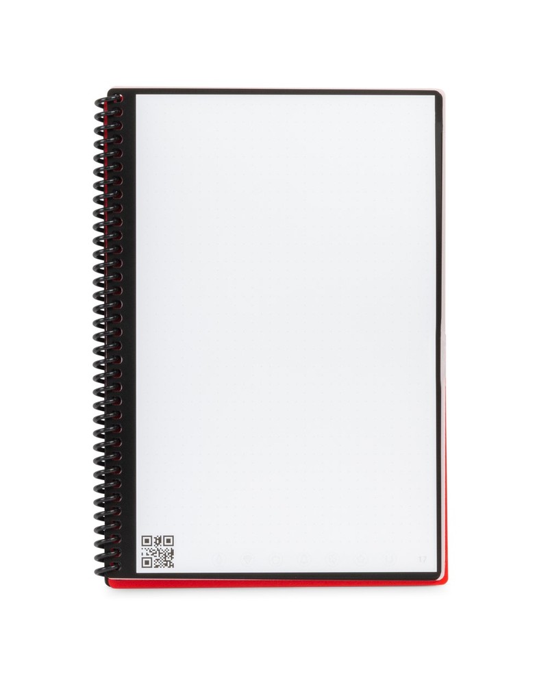 Rocketbook Everlast Letter Dot Grid Reusable Smart Notebook - Red (8.5 x 11 Inch)