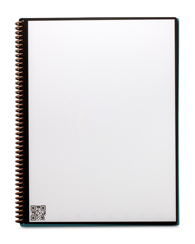 Rocketbook Everlast Letter Dot Grid Reusable Smart Notebook - Light Blue (8.5 x 11 Inch)