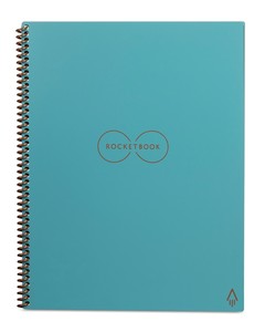 Rocketbook Everlast Letter Dot Grid Reusable Smart Notebook - Light Blue (8.5 x 11 Inch)