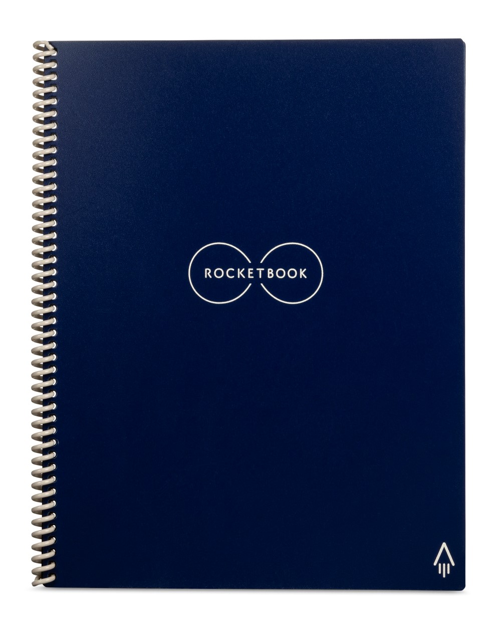 Rocketbook Everlast Letter Dot Grid Reusable Smart Notebook - Dark Blue (8.5 x 11 Inch)