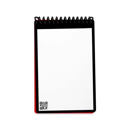 Rocketbook Everlast Mini Dot Grid Reusable Smart Notebook - Red (3.5 x 5 Inch)