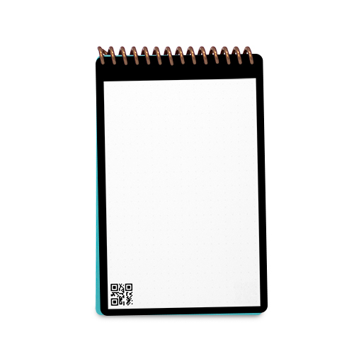 Rocketbook Everlast Mini Dot Grid Reusable Smart Notebook - Light Blue (3.5 x 5 Inch)