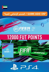 FIFA 19 Ultimate Team 12000 Points for Sony PlayStation - (UAE) (Digital Code)