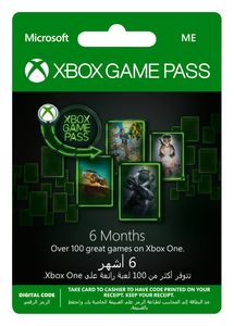 Microsoft Xbox Game Pass - 6 Months (Digital Code)