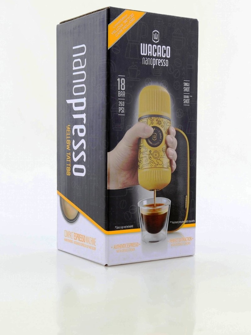 Wacaco Nanopresso Portable Espresso Machine Small Yellow