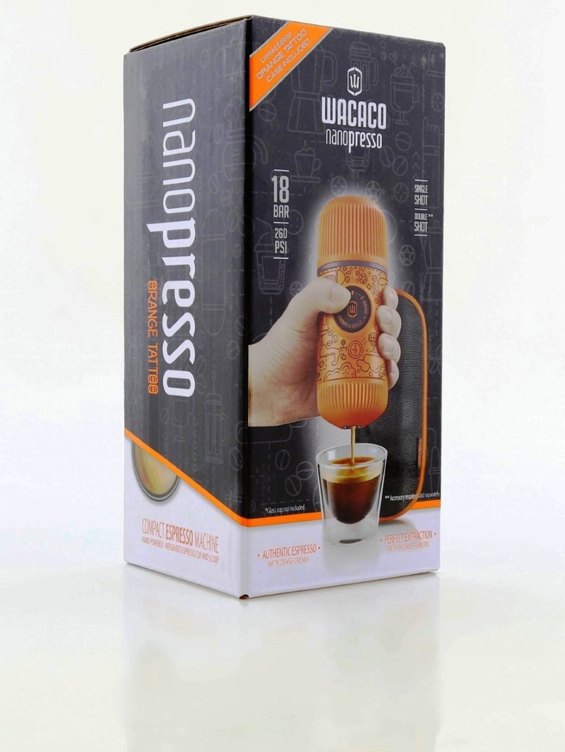 Wacaco Nanopresso Portable Espresso Machine Small Orange