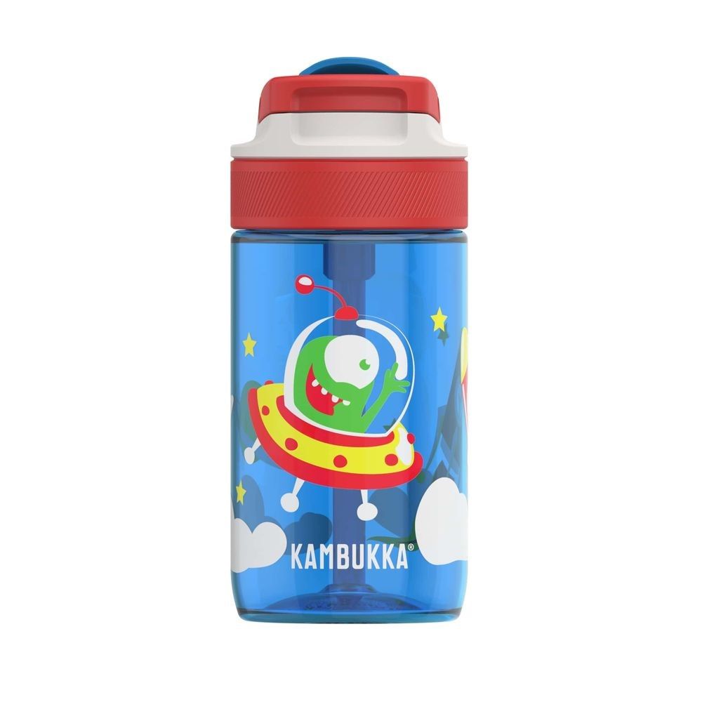 Kambukka Lagoon Water Bottle with Spout Lid 400ml Happy Alien