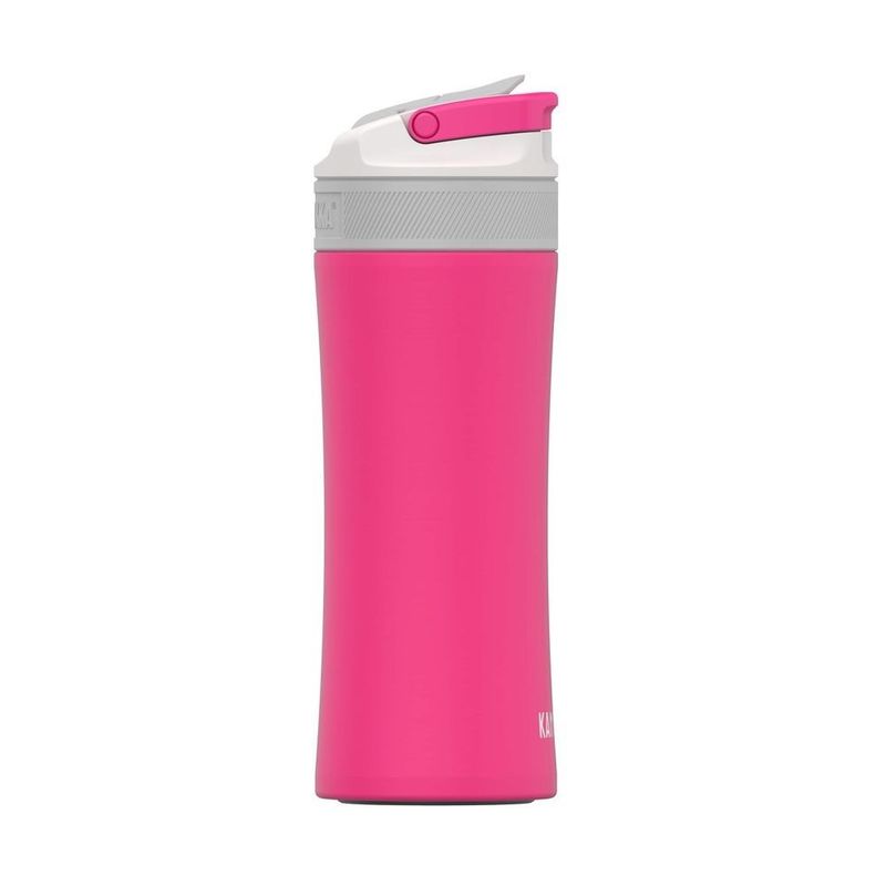 Kambukka Lagoon Insulated Water Bottle with Spout Lid 400ml Hot Pink