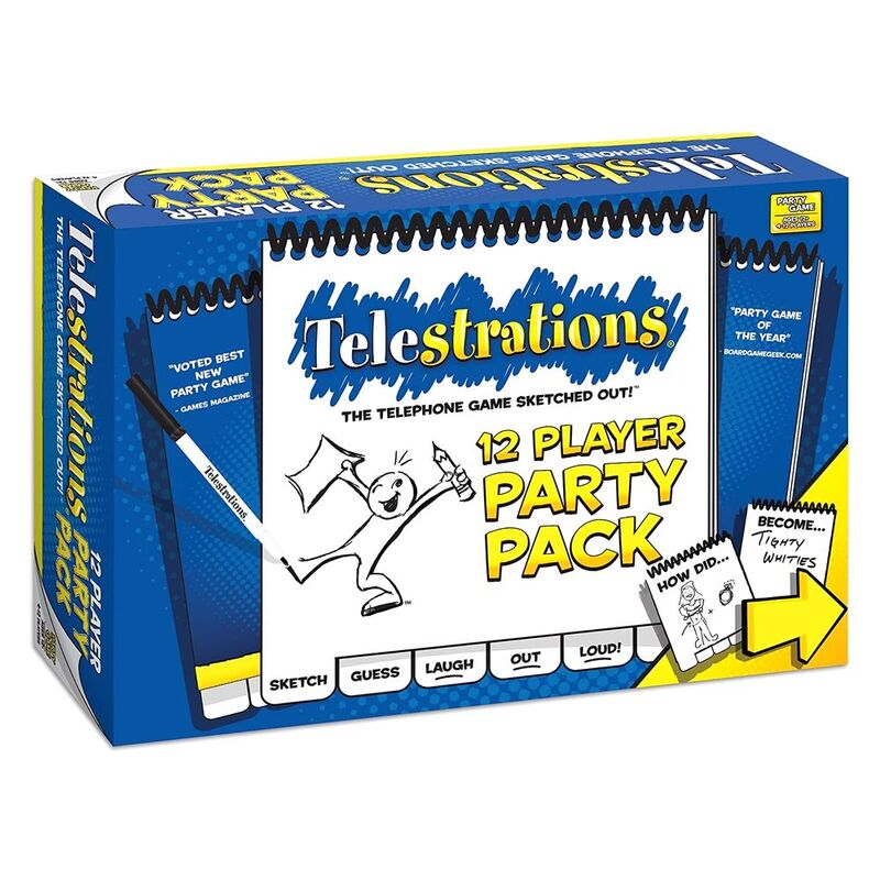 USAopoly Telestrations The Original 12 Player Party Pack Board Game