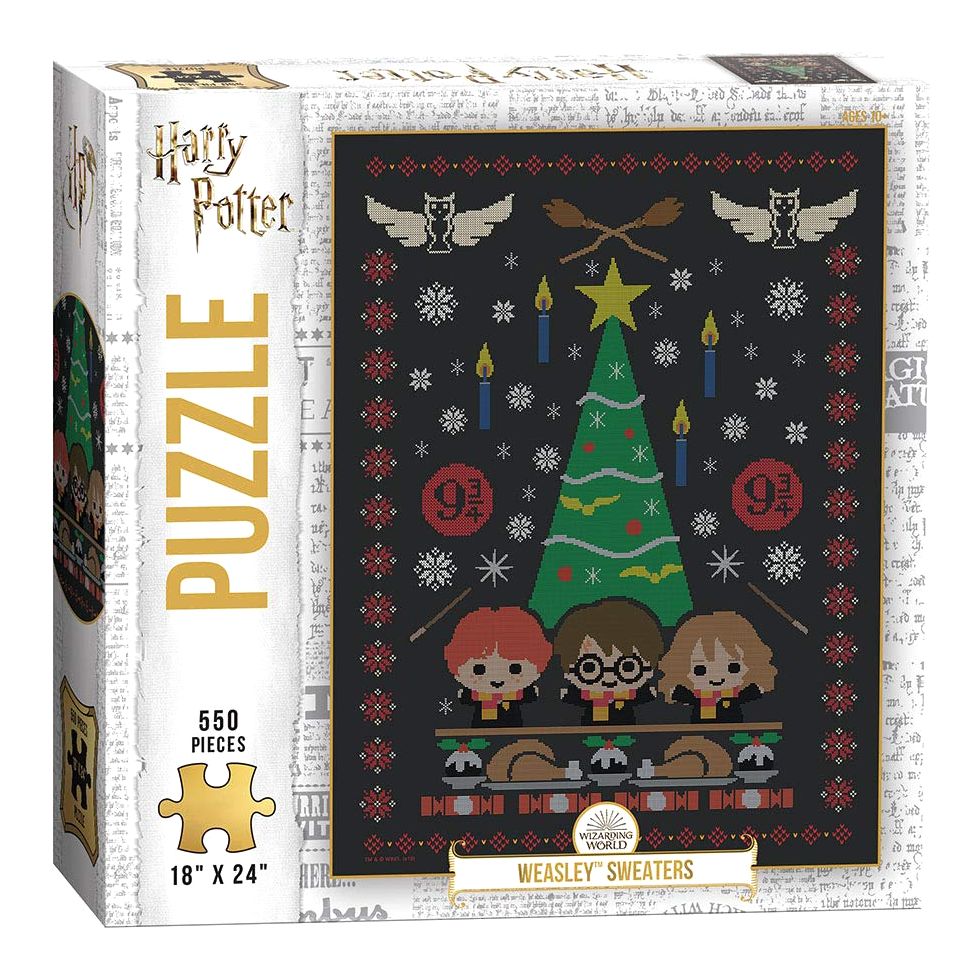 USAopoly Harry Potter Weasley Sweaters Jigsaw Puzzle (550 Pieces)