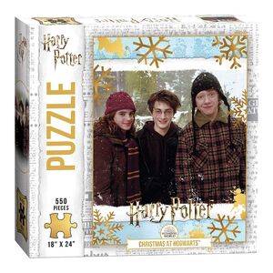 USAopoly Harry Potter Christmas At Hogwarts Jigsaw Puzzle (550 Pieces)