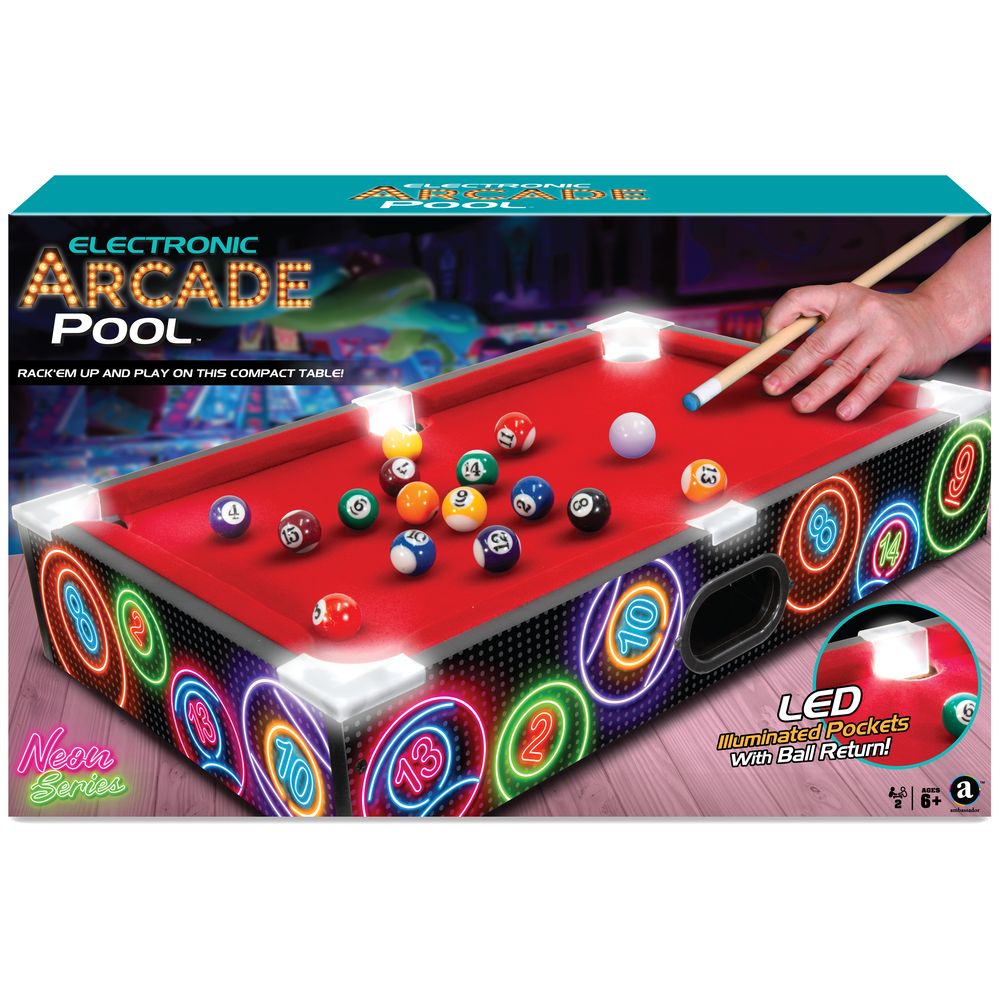 Merchant Ambassador Neon Series Electronic Arcade Pool