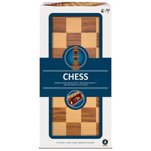 Merchant Ambassador Folding Wooden Chess Set