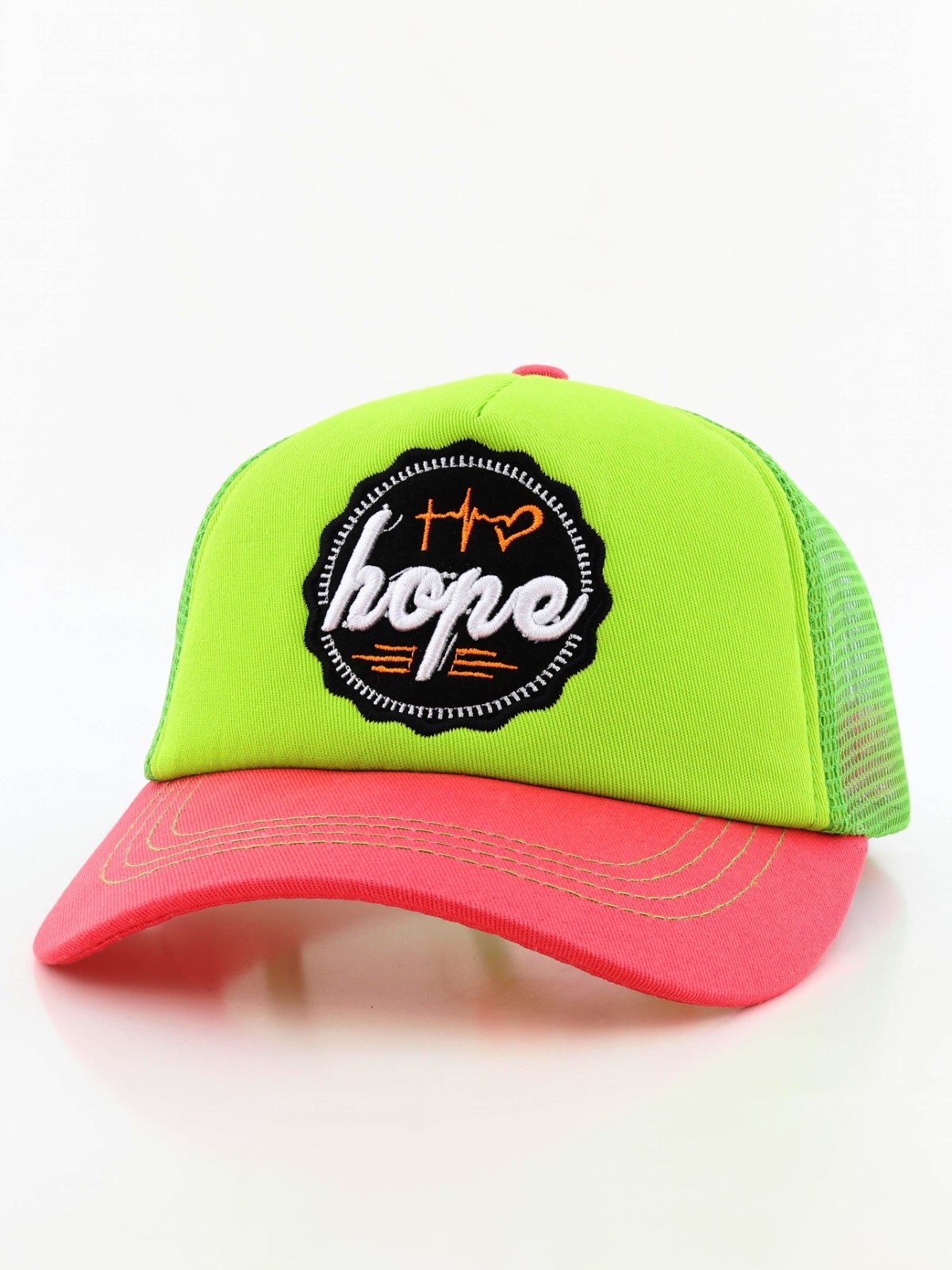My Town Hope Orange/Green Trucker Cap