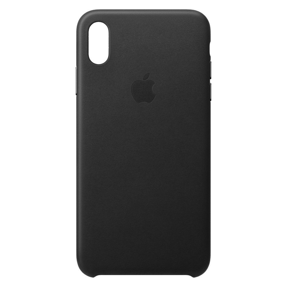 Apple Leather Case Black for iPhone XS Max