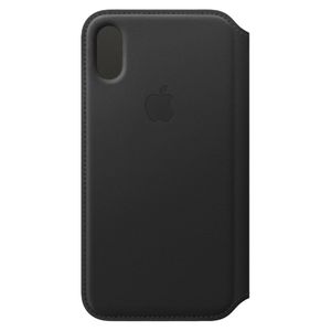 Apple Leather Folio Black for iPhone XS