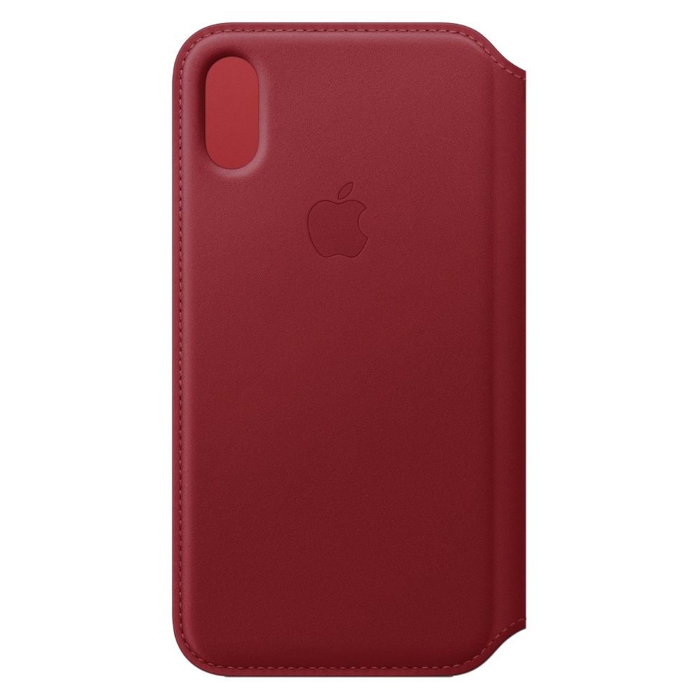 Apple Leather Folio (Product)Red for iPhone XS