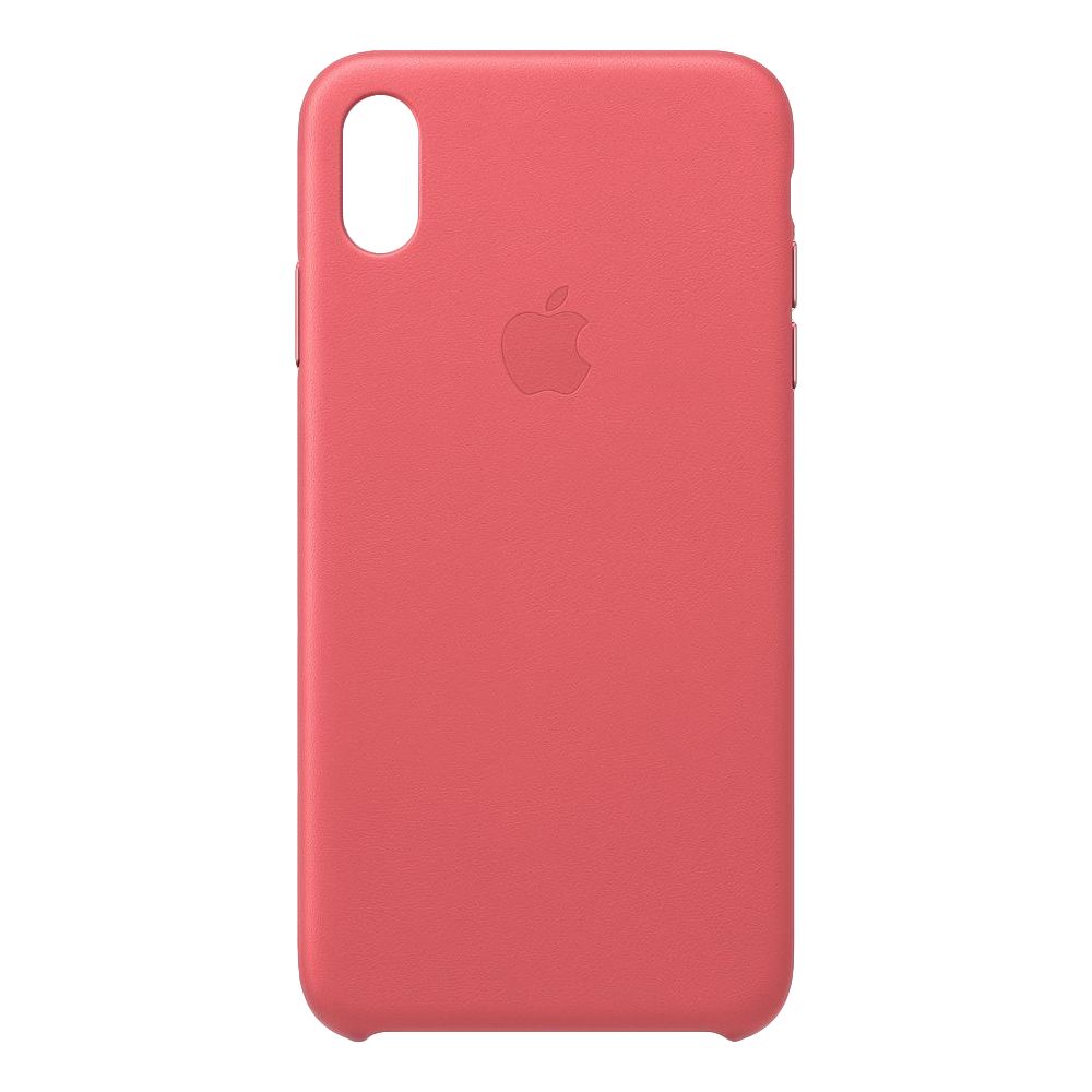 Apple Leather Case Peony Pink for iPhone XS Max