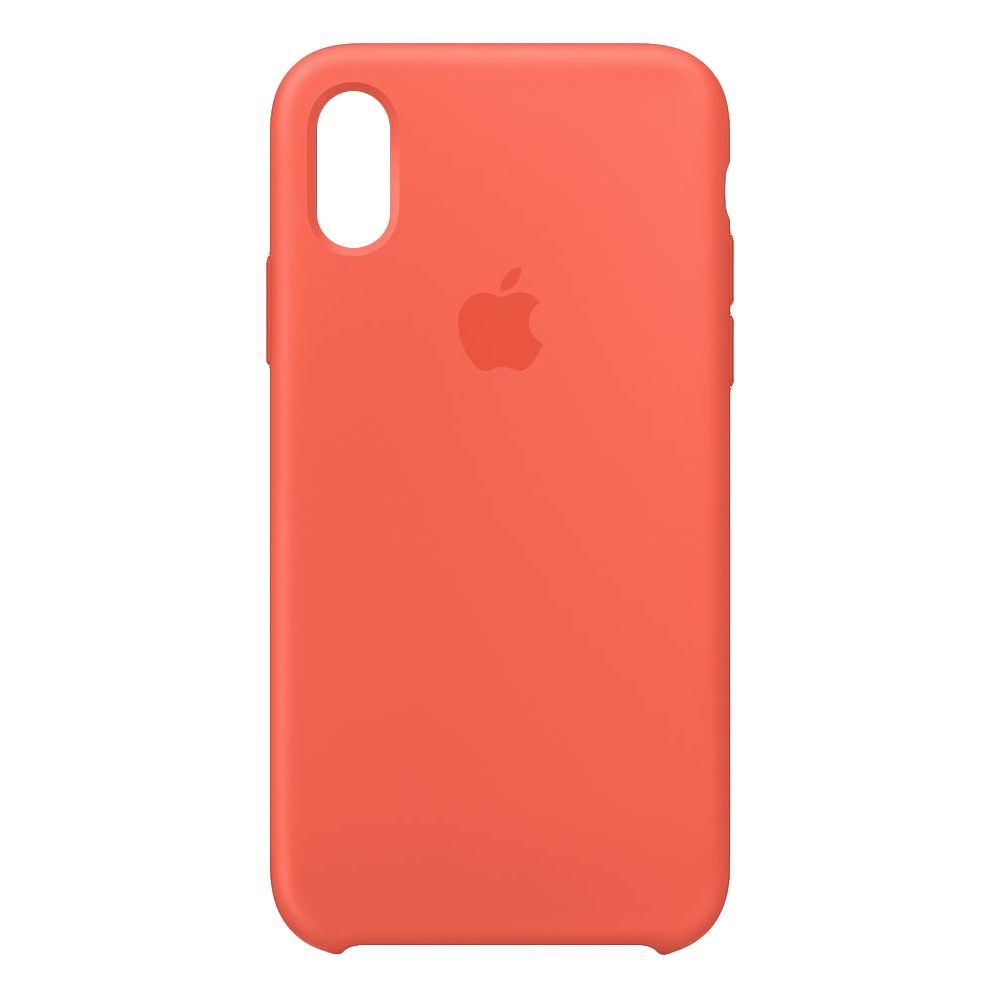 Apple Silicone Case Nectarine for iPhone XS