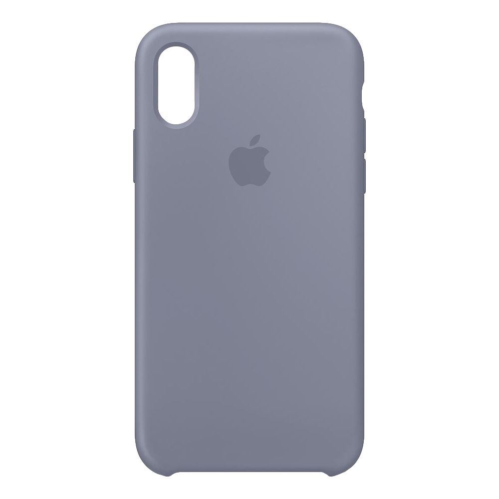 Apple Silicone Case Lavender Grey for iPhone XS