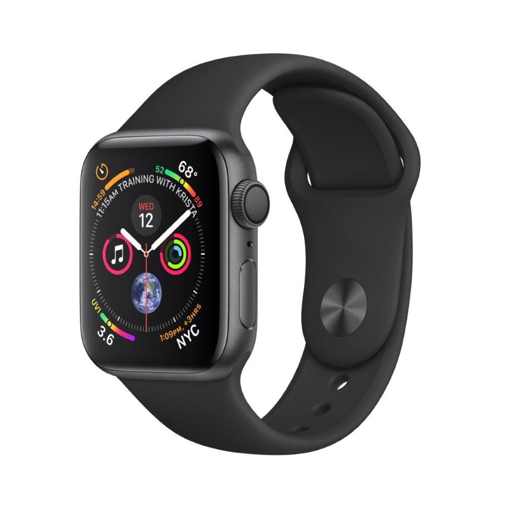 Apple Watch Series 4 GPS 40mm Space Grey Aluminium Case with Black Sport Band