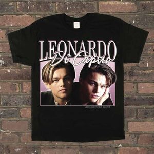 Homage Tees Leonardo Di Caprio Men's T-Shirt Black