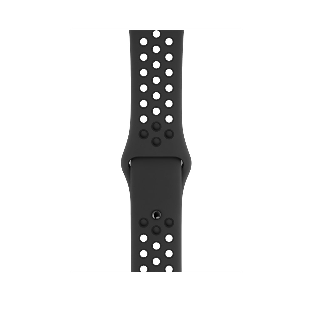 Apple 44mm Anthracite/Black Nike Sport Band S/M & M/L (Compatible with Apple Watch 42/44/45mm)
