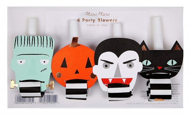 Meri Meri Halloween Party Blowers (Set of 4)